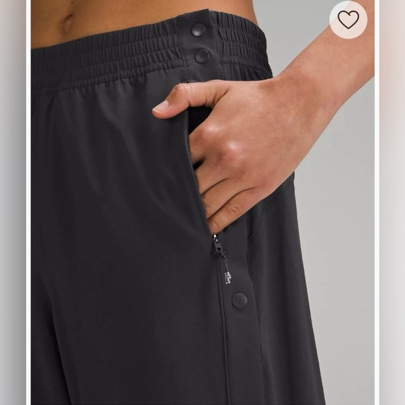 Lululemon Performance Pant Tearaway Mid Rise Track Pant Black Sz 8 NEW! - Picture 4 of 13